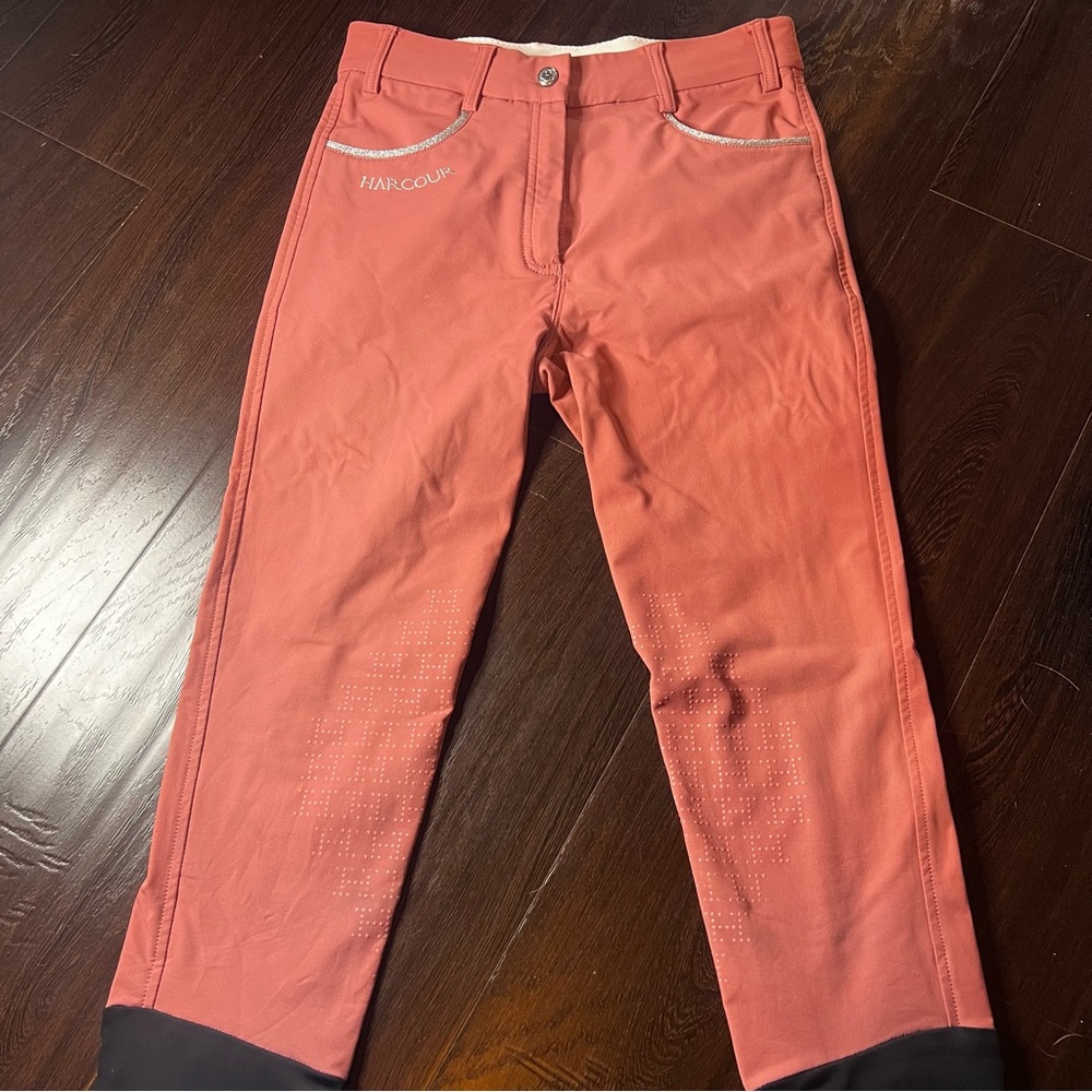 HARCOUR JALTIKA GOLD EDITION WOMEN'S RIDING
BREECHES Equestrian SALMON SIZE 36